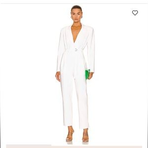 NORMA KAMALI Single Breasted Tapered Leg Jumpsuit size M worn once